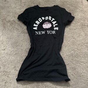 Aeropostale Black Classic Crew Tee
